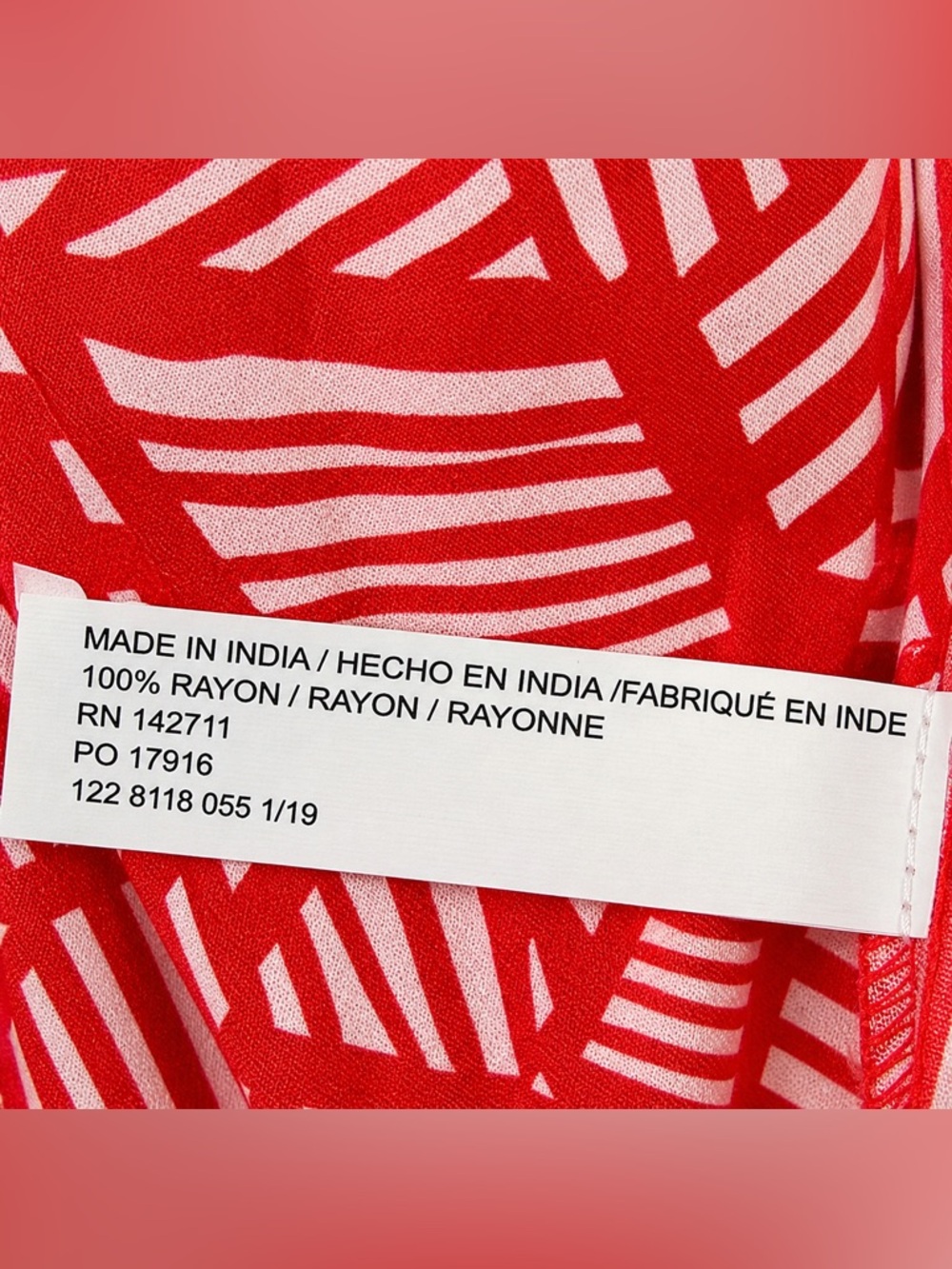 ELOQUII Coral Print Maxi Dress Size 16 Flutter Sleeve Fit Flare Flowy Dress - Picture 8 of 9